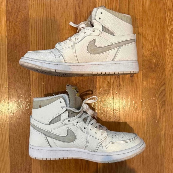 Jordan 1 High Zoom Air CMFT Sail/Pearl White -(Woman's 8) - Picture 1 of 9